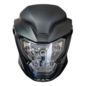 FAROL TITAN/FAN 160 -25/ FAN 160 19 (LAMP SUBST) CINZA UNA METALICO (PLASMOTO) COMPLETO