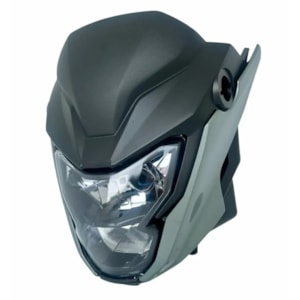 FAROL TITAN/FAN 160 -25/ FAN 160 23 E 26 (LAMP SUBST) PRATA IRON NAIL METALIC (PLASMOTO)