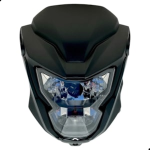 FAROL TITAN/FAN 160 -25/ TITAN 160 20 (LAMP SUBST) PRETO INJETADO (PLASMOTO)