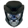 FAROL TITAN/FAN 160 -25/ TITAN 160 20 (LAMP SUBST) PRETO INJETADO (PLASMOTO)