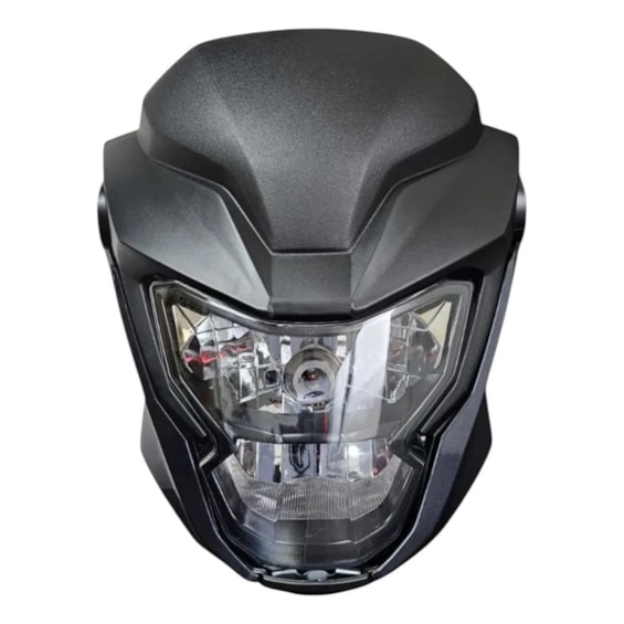 FAROL TITAN/FAN 160 -25/ TITAN 160 22-23 FAN (LAMP SUBST) CINZA EMBARE METALICO (PLASMOTO)