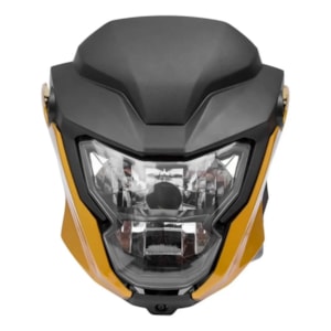 FAROL TITAN/FAN 160 -25/ TITAN 160 22-23 (LAMP SUBST) AMARELO CAJU PEROLIZADO