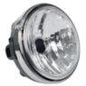 FAROL YBR 125 / FAZER 250 ARO CROMADO (LENTE PLASTICO) PLASMOTO