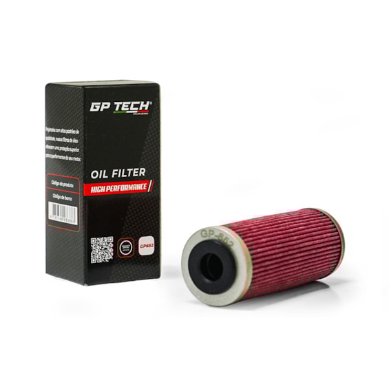 FILTRO OLEO GP TECH GP652 KTM EXC 250 / 300 / 350 /400/450/500/530 / KTM SX 250/350/450 / KTM XC 250