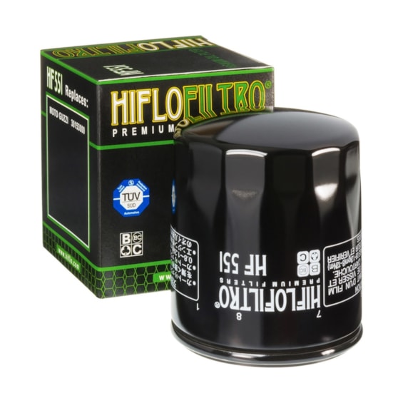 FILTRO OLEO HIFLO MOTO GUZZI PRETO