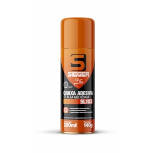 GRAXA BRANCA ADESIVA SPRAY SIEGER SL103 65ML