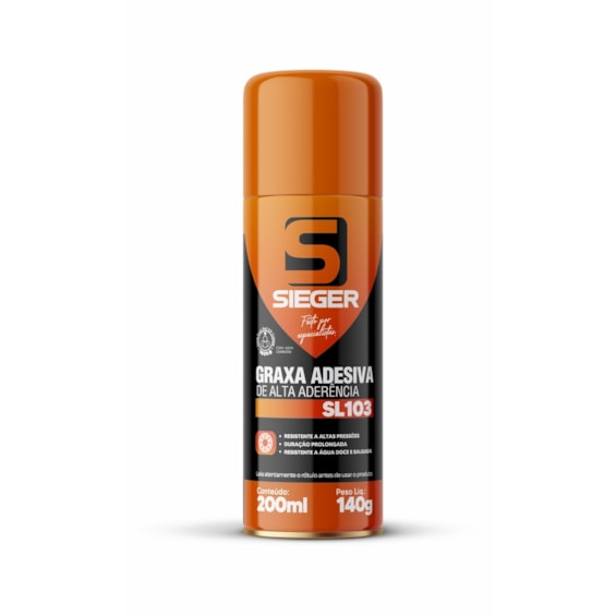 GRAXA BRANCA ADESIVA SPRAY SIEGER SL103 65ML