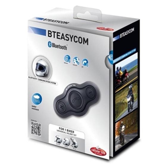 Intercomunicador de Capacete Interphone Bteasycom Bluetooth (1 Unidade) Individual 