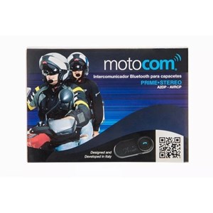 Intercomunicador de Capacete Motocom Prime (1 Peça) Preto Unidade