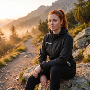 Jaqueta Feminina GP TECH LUX Casual Resistente À água