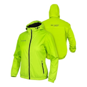 Jaqueta Feminina GP TECH LUX Fluo Casual Resistente À água 