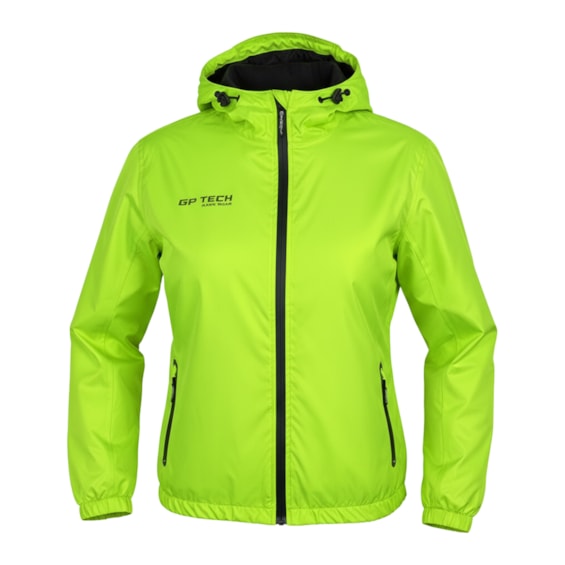 Jaqueta Feminina GP TECH LUX Fluo Casual Resistente À água 