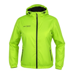Jaqueta Feminina GP TECH LUX Fluo Casual Resistente À água 