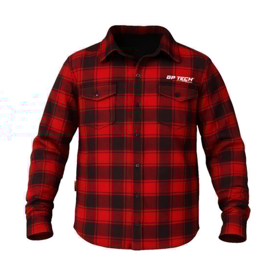 JAQUETA GP TECH CUSTOM XADREZ FLANELADO COM PROTEÇÃO