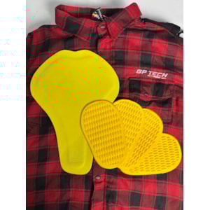 JAQUETA GP TECH CUSTOM XADREZ FLANELADO COM PROTEÇÃO