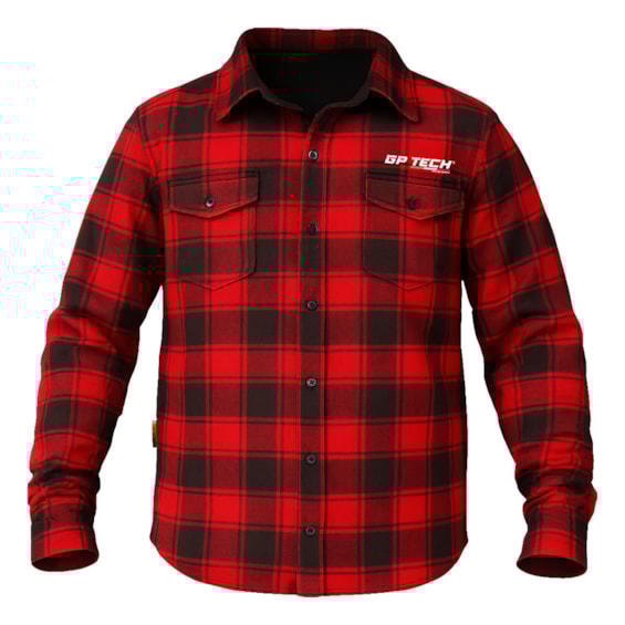 JAQUETA GP TECH CUSTOM XADREZ FLANELADO COM PROTEÇÃO