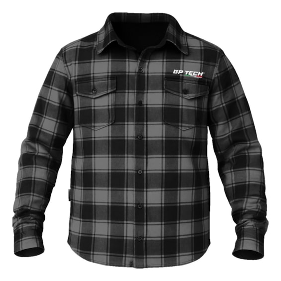 JAQUETA GP TECH CUSTOM XADREZ FLANELADO COM PROTEÇÃO