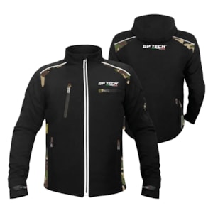 Jaqueta GP TECH SOFT Casual Resistente À água Camuflada