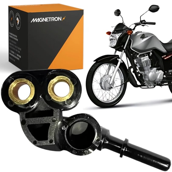 JUNÇÃO DE BICO INJETOR CG 160 START CBS 18-23 / CG 160 FAN CBS 18-23 (MAGNETRON)