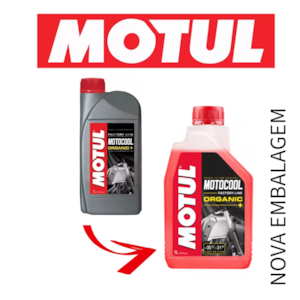 KIT 2 ADITIVO RADIADOR MOTUL MOTOCOOL FACTORY LINE ORGANIC (VERMELHO)