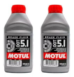 KIT 2 OLEO FREIO MOTUL DOT 5.1 500ML