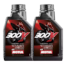 KIT 2 OLEO MOTUL 300V 4T 10W40 100% SINTETICO 