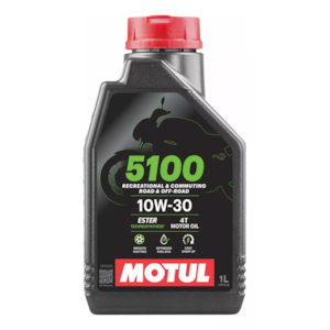 KIT 2 OLEO MOTUL 5100 4T 10W30 SEMI SINTETICO