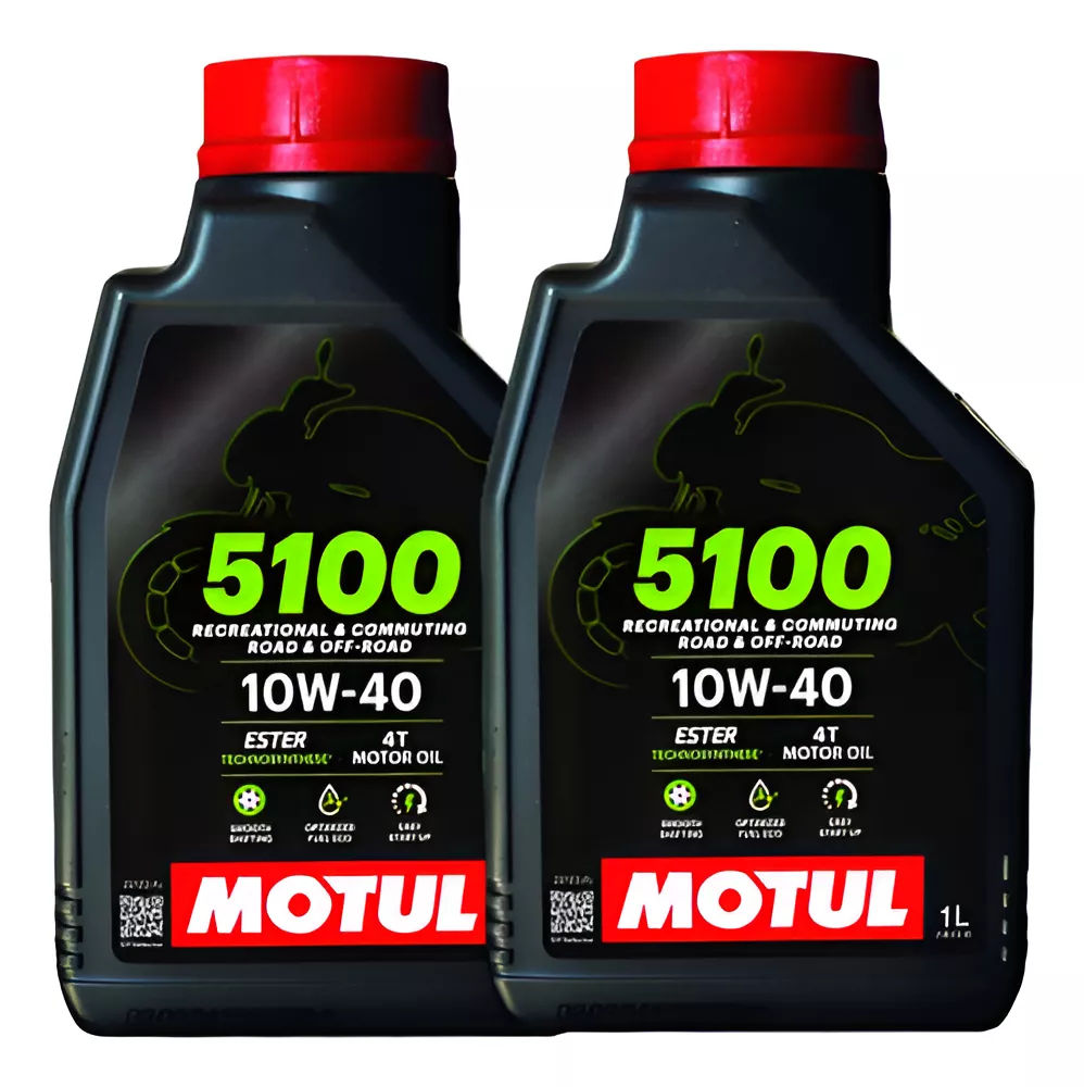 KIT 2 OLEO MOTUL 5100 4T 10W40 - Paulinho Motos