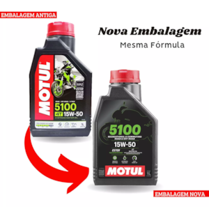 KIT 2 OLEO MOTUL 5100 4T 15W50 