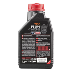 KIT 2 OLEO MOTUL 7100 4T 10W40 SL SINTETICO