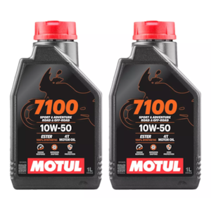 KIT 2 OLEO MOTUL 7100 4T 10W50 SINTETICO