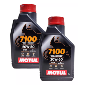 KIT 2 OLEO MOTUL 7100 4T 20W50 SINTETICO