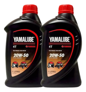 KIT 2 OLEO YAMALUBE 4T 20W50 MINERAL