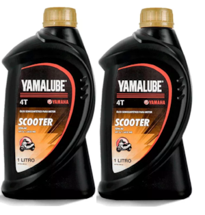 KIT 2 OLEO YAMALUBE SCOOTER 4T 10W40 SEMI SINTÉTICO API SL