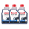 KIT 3 ADITIVO RADIADOR MOTUL AUTO COOL EXPERT -37C 1L (AZUL)