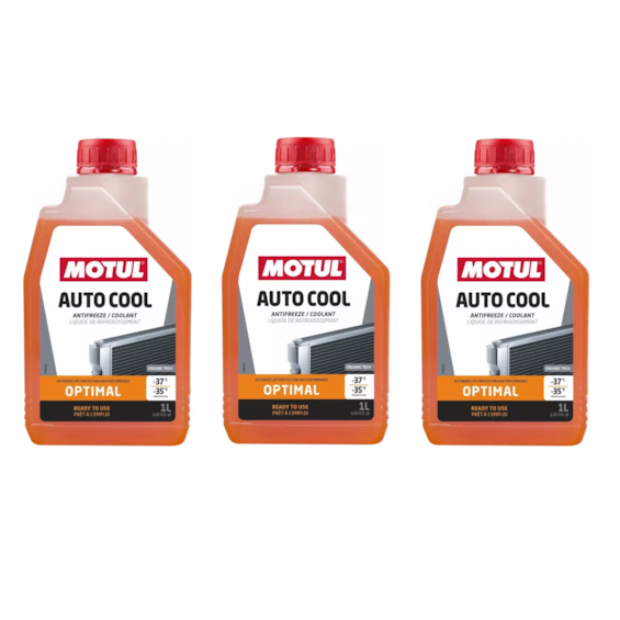 KIT 3 ADITIVO RADIADOR MOTUL AUTO COOL OPTIMAL -37C