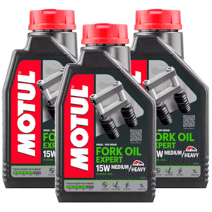 KIT 3 OLEO BENGALA MOTUL FORK OIL EXPERT MEDIUM / HEAVY 15W