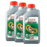 KIT 3 OLEO CASTROL ACTEVO 15W50 4T