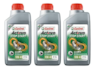 KIT 3 OLEO CASTROL ACTEVO STOP-START 10W40 4T SEMISSINTÉTICO 