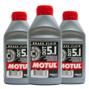 KIT 3 OLEO FREIO MOTUL DOT 5.1 500ML