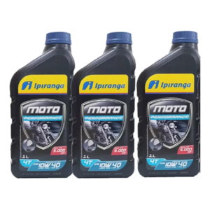 KIT 3 OLEO IPIRANGA 4T 10W40 SL SEMI SINTETICO KIT 3 OLEO IPIRANGA 4T 10W40 SL SEMI SINTETICO