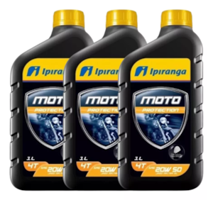 KIT 3 OLEO IPIRANGA 4T 20W50 SL MINERAL