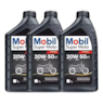 KIT 3 OLEO MOBIL 4T 20W50 MINERAL LITRO