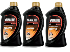 KIT 3 OLEO YAMALUBE SCOOTER 4T 10W40 SEMI SINTÉTICO API SL
