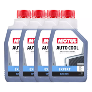 KIT 4 ADITIVO RADIADOR MOTUL AUTO COOL EXPERT -37C 1L (AZUL)