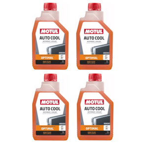 KIT 4 ADITIVO RADIADOR MOTUL AUTO COOL OPTIMAL -37C