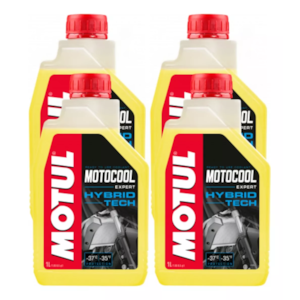 KIT 4  ADITIVO RADIADOR MOTUL MOTOCOOL EXPERT (AMARELO)