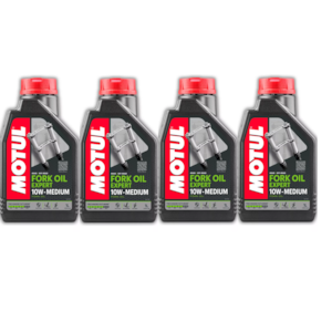 KIT 4 OLEO BENGALA MOTUL FORK OIL EXPERT MEDIUM 10W