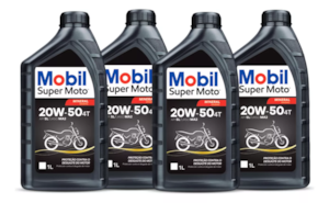 KIT 4 OLEO MOBIL 4T 20W50 MINERAL LITRO