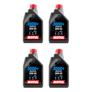 KIT 4 OLEO MOTUL 3000 4T 20W50 MINERAL